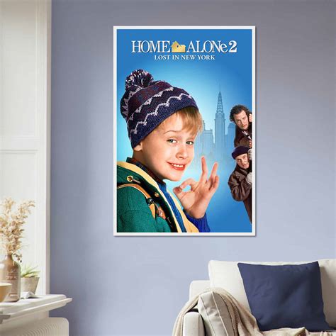 Home Alone 2 Lost in New York Movie Poster, Home Alone Poster for Gift ...
