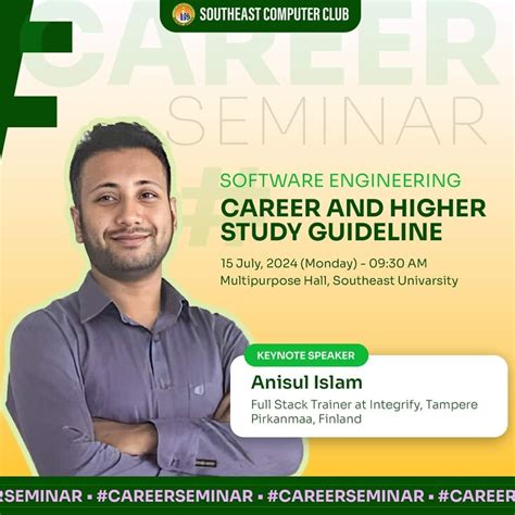 Software Engineering Career & Higher Study Guidelines, Southeast ...