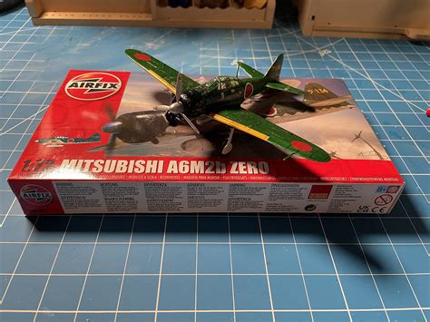 Zero A6M5C Naval Air Group Oita Japan WWII -- Pre-Built Plastic Model Airplane -- 1/72 -- #36352 ...