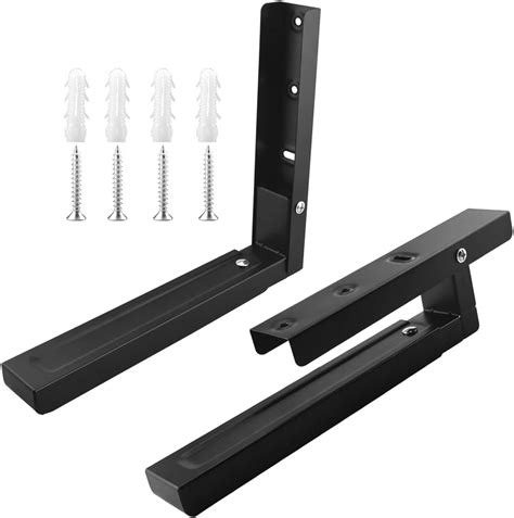 Amazon.com: Universal Microwave Shelf Microwave Brackets Wall Mount ...