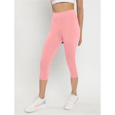 Buy Wear Jukebox Momentum Leggings High-Rise Crop 18 Peach Online