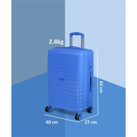 Tuscany Polypropylene Check-in Luggage Trolley Bag | ROMEING