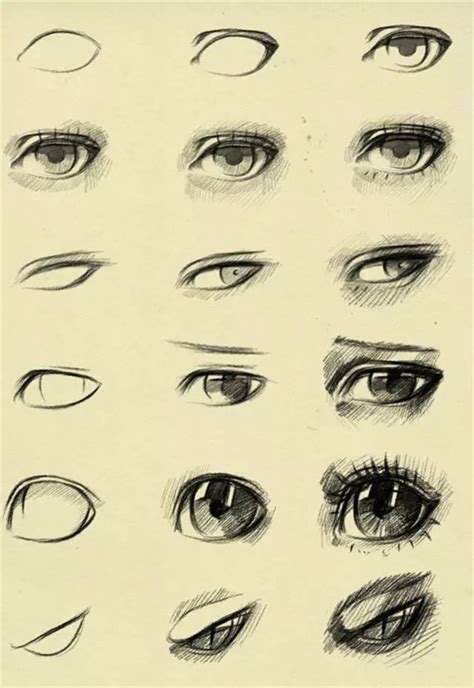 简单好看的漫画眼睛画法-露西学画画