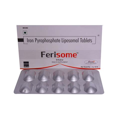Ferisome Tablet యొక్క ఉపయోగాలు, ప్రయోజనాలు మరియు ధరను వీక్షించండి in ...