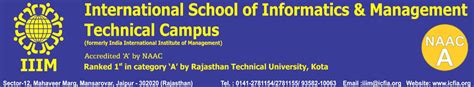IIIM, International School of Informatics & Management Technical Campus ...