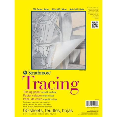 Strathmore 300 Series Tracing Pad Transparent White 41 GSM Paper | Art ...