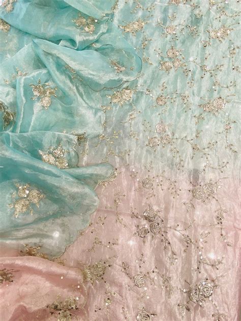 ATHARVA HERITAGE/ MAHARANI LUXURY TISSUE SILK WITH PARSI GARA SUIT MTC ...