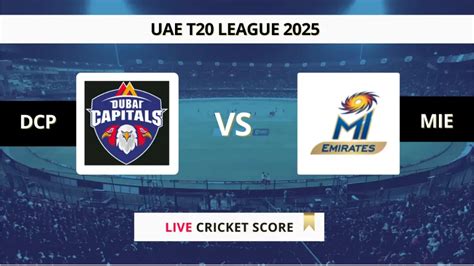 DCP vs MIE Live Score: Scorecard, Match 18, ILT20 2025