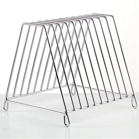 KH Chrome Cutting Board Rack 10 Slot - KHA Hospitality Importer