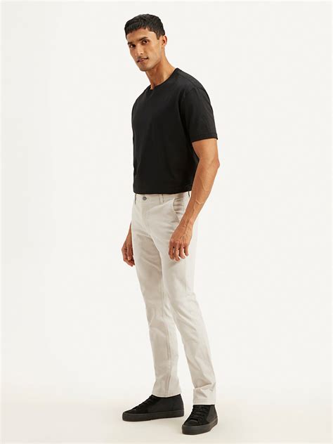 Men's Off White Slim Fit Chinos – Levis India Store