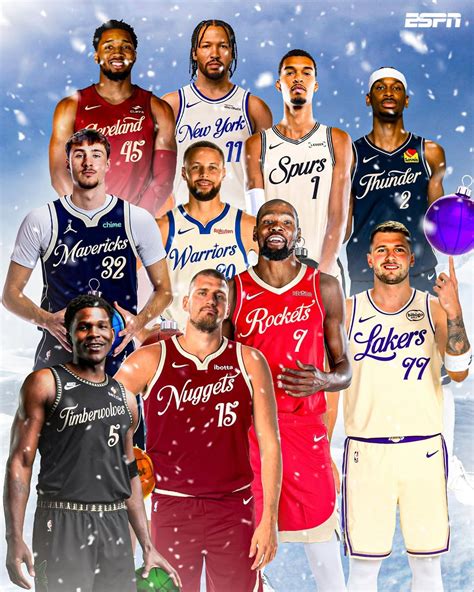 Amazing: ESPN Shares NBA Christmas Jersey Concepts