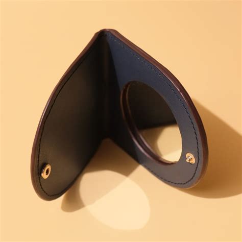 Leather Vanity Mirror Case: A Useful Gift for Sister's Birthday ...