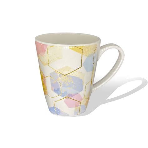 Hexagon Grande Melamine Coffee Mug | Break Resistant & Hot Safe – Stehlen