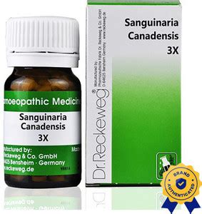 Dr. Reckeweg Sanguinaria Canadensis 3x Tablets Price in India - Buy Dr ...