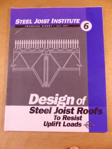 SJI Design of Steel Joist Roofs to Resist Uplift | Ubuy India