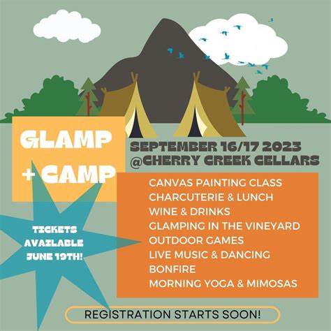 Glamp + Camp II, Cherry Creek Cellars, Brooklyn, September 16 to ...