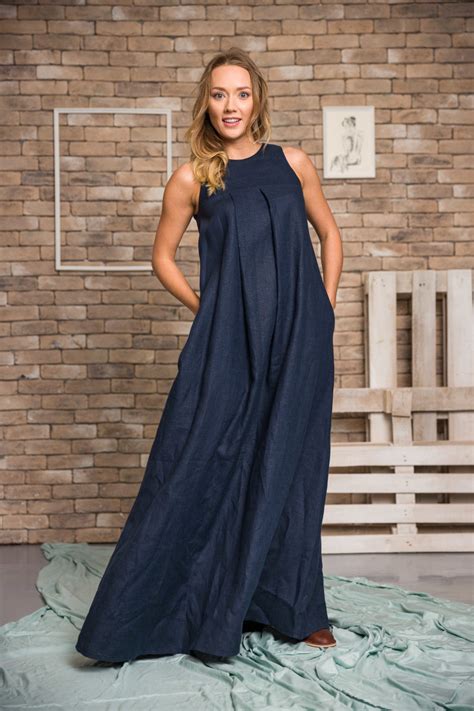 Linen Maxi Dress - ALLSEAMS