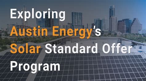 Exploring Austin Energy’s Solar Standard Offer Program | Planno