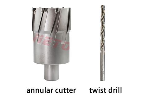 Image result for Using Annular Cutter On Lathe