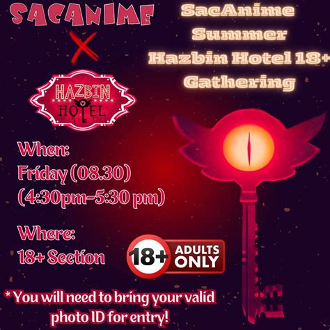 Summer SacAnime 2024 - Hazbin Hotel Meetup, SacAnime, Sacramento, CA ...