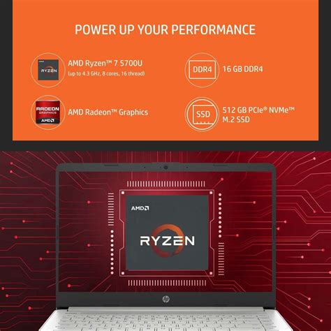 HP AMD Ryzen 7 Octa Core 5700U - (16 GB/512 GB SSD/Windows 11 Home) 14s ...