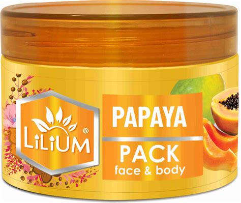 LILIUM Perfect Blend of Papaya Face Pack - Price in India, Buy LILIUM ...