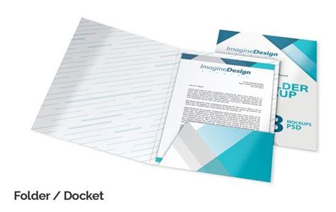 Custom Folders & Dockets | Buy Personalised Folders with Logo for Business
