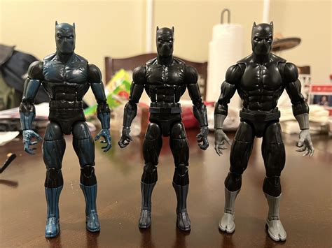New Black Panther figure compared to the previous 2 classic Black ...