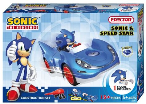 Buy Erector Sonic The Hedgehog Sonic and Speed Star Construction ...