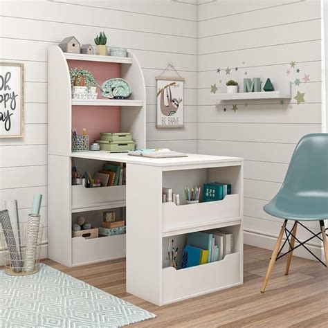 Ameriwood Home Nathan 47.5-in White Classic Computer Desk DE68465 at ...