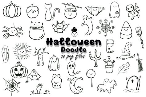 Halloween Doodle Art