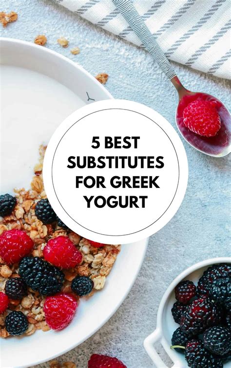 5 Best Substitutes for Greek Yogurt - Fit Meal Ideas