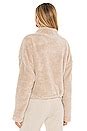 LNA Sherpa Half Zip in Oat | REVOLVE