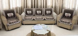 FABDORM Jacquard Damask 3+1+1 Seater Sofa Cover Price in India - Buy ...