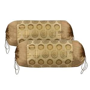 Kuber Industries Bolster Covers | Polyester Bolster Cover Set | Diwan ...