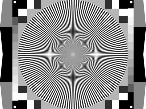 High Resolution Test Pattern 的图像结果