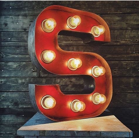 Extra Large Letters Red Marquee Letters Giant Light up Letter - Etsy UK