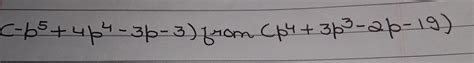 Subtract the following expressions by arranging the like terms in ...