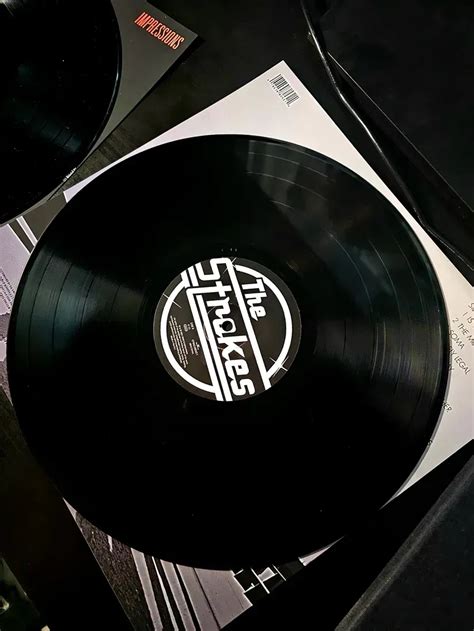 Vinyl Records – The Strokes Decor Set | Indie Rock Wall Art