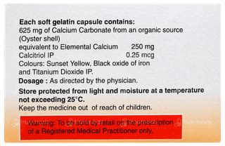 Osteofit C 250 Mg025mcg Capsule 10 - Uses, Side Effects, Dosage, Price ...