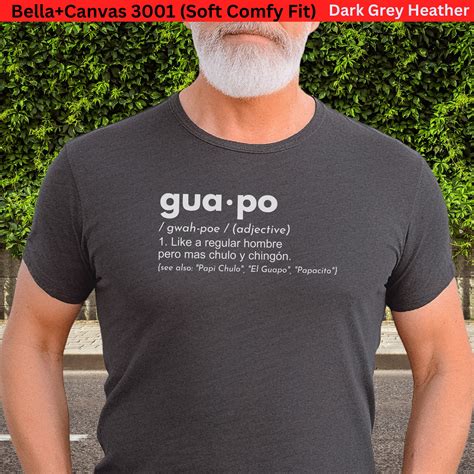 Guapo Definition Tee, Guapo T-shirt for Men Gift, Funny Tshirt for Men ...