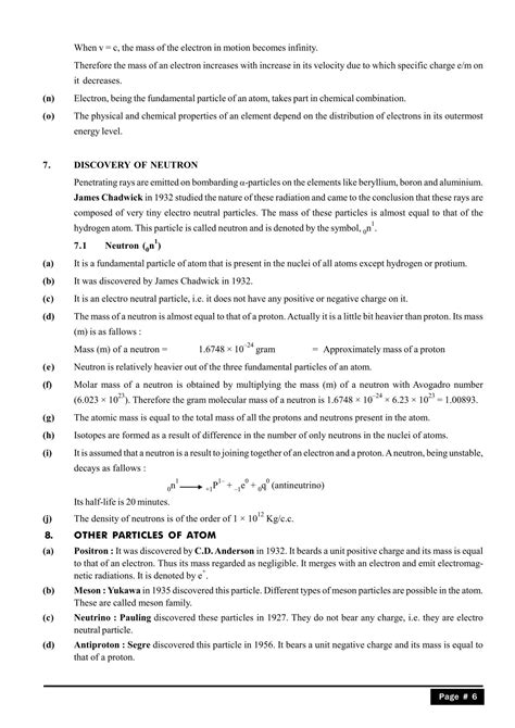 Class 11 Chemistry Chapter 2 Notes : Structure of Atom - eSaral