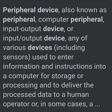 What is peripheral device.explain - Brainly.in