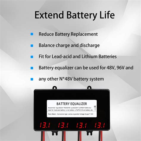 ISunergy Battery Voltage Balancer 48V - 4 x 12V Battery India | Ubuy