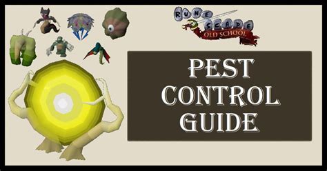 Image result for Pest Control Pure Guide OSRS