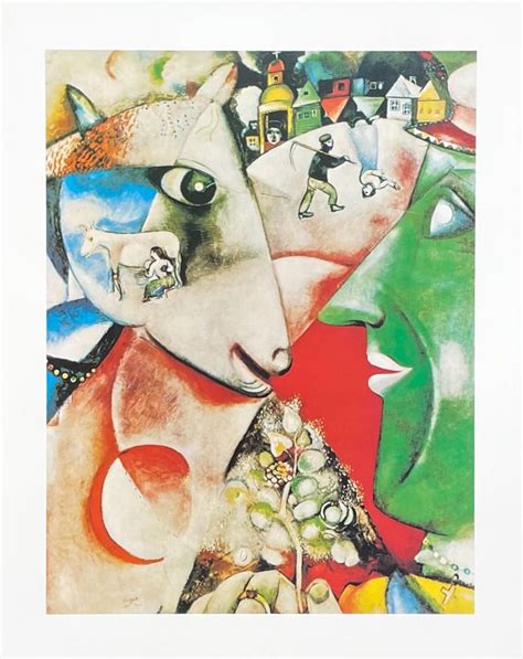 Marc Chagall Exhibition Poster - I and the Village - Country Life ...
