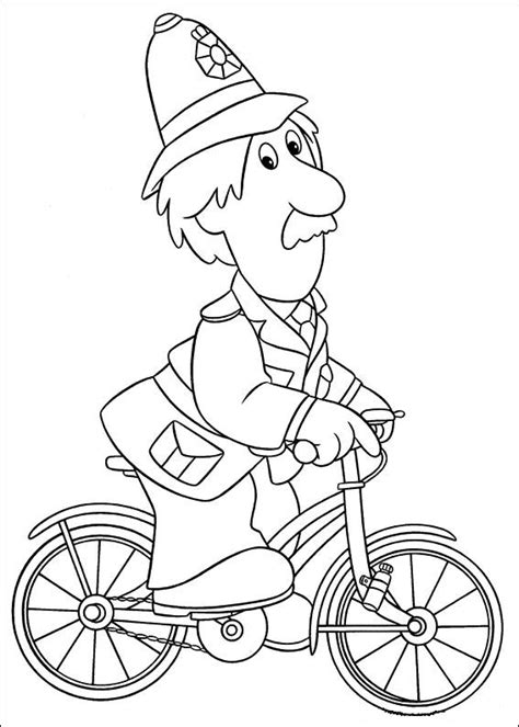 Postman Coloring Pages 的图像结果