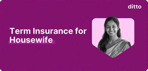 Buy Best Term Insurance for Housewife - April 2026 | Ditto Insurance
