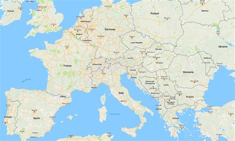 Interactive Google Map Of Europe