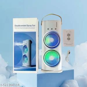 ENMORA Double Ended Spray Fan Desk with Mist Office and home zsw24 ...